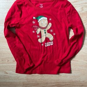 Red Cookie Crew Christmas Girls Tee